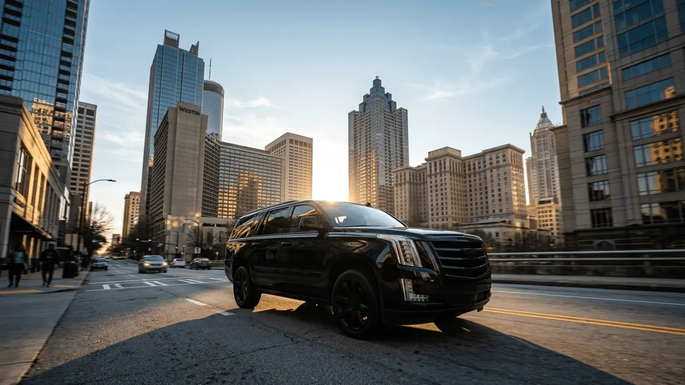 Top Things to Do in Atlanta with a Chauffeur - luxury SUV chauffeur service